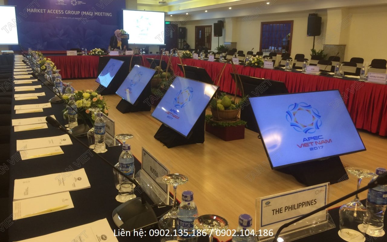 Dịch vụ cho thuê Tivi LCD tại Som2 - Hội nghị Apec 2017