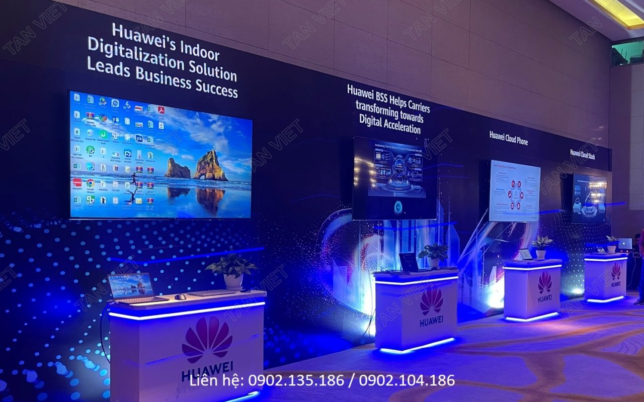 Một góc nhìn khác của dịch vụ cho thuê Tivi LCD do Tân Việt cung cấp