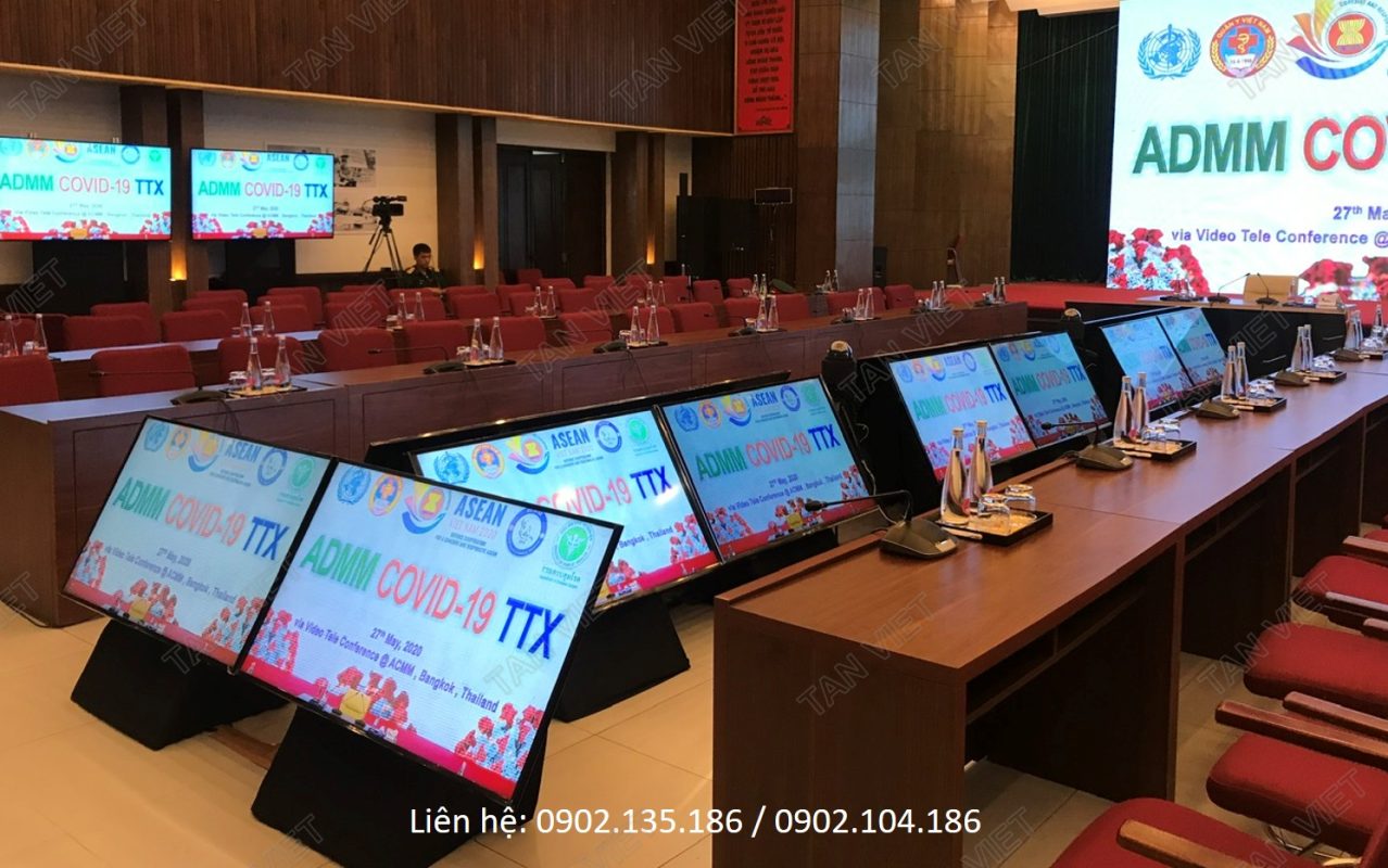 Cho thuê Tivi LCD phục vụ hội nghị phòng chống Covid - 2019