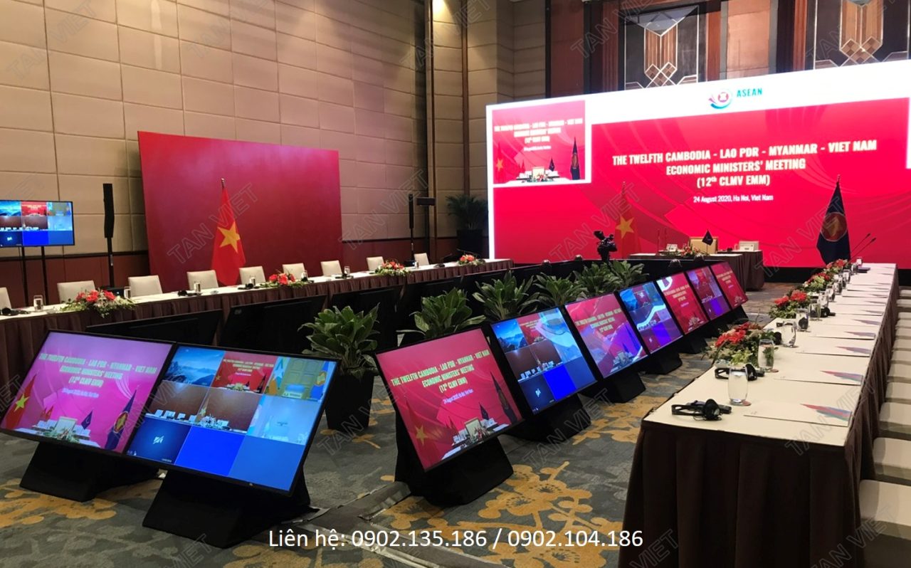 Cho thuê Tivi LCD đồng bộ phục vụ hội nghị Asean 2020