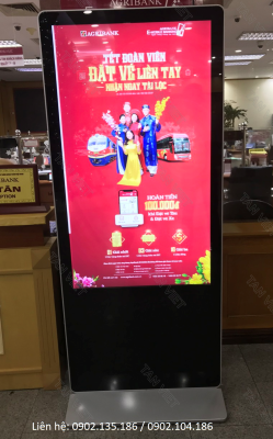 Standee điện tử Tân Việt tại ngân hàng Agribank