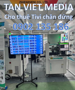 Dịch vụ cho thuê Tivi LED chân đứng tại triển lãm Nepcon 2024