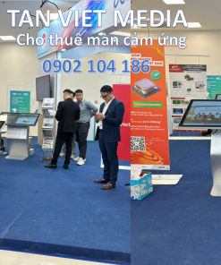 Cho thuê màn cảm ứng chân quỳ tại Hòa lạc T11.2024