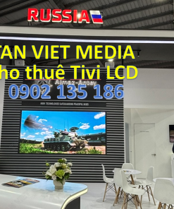 Cho thuê tivi lcd lắp đặt cho gian hàng Russia tại triển lãm quốc phòng quốc tế Việt Nam năm 2024