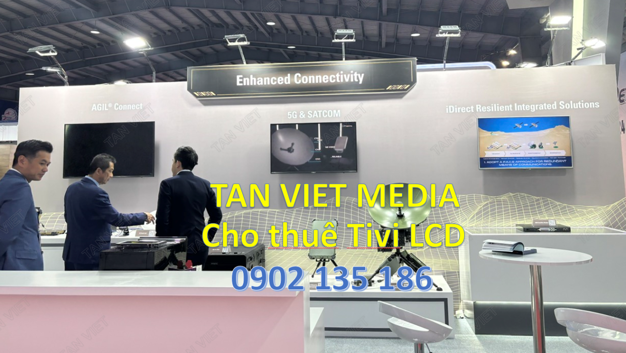 Cho thuê Tivi LCD phục vụ triển lãm quốc phòng quốc tế Việt Nam 2024