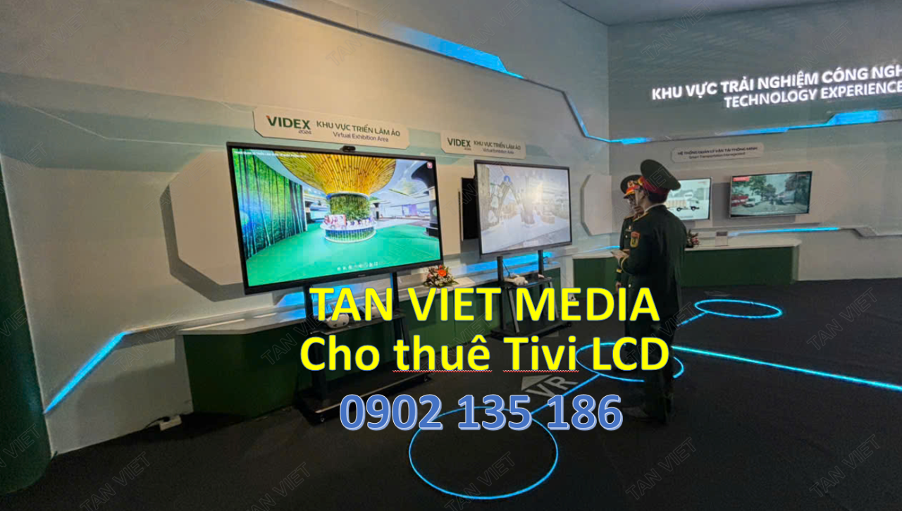 Cho thuê Tivi LCD tại Vietnam Defence Expo 2024