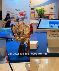 Dịch vụ cho thuê màn hình cảm ứng chân quỳ 43", 49", 55" chất lượng, giá rẻ
